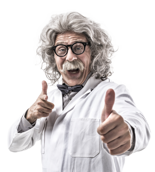 Einstein Daumen hoch